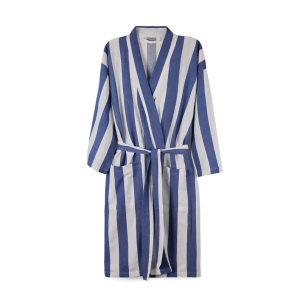 VINGA Ornos GRS  hammam robe S/M - Vinga blue, white White
