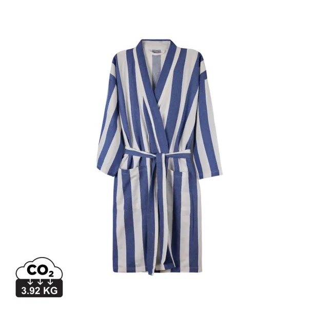 VINGA Ornos GRS  hammam robe S/M - Vinga blue, white White