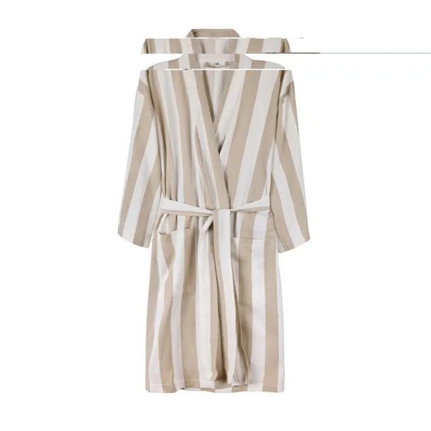VINGA Ornos GRS hamam ogrtač S/M, 200 g/m² - Vinga beige, white Bijela