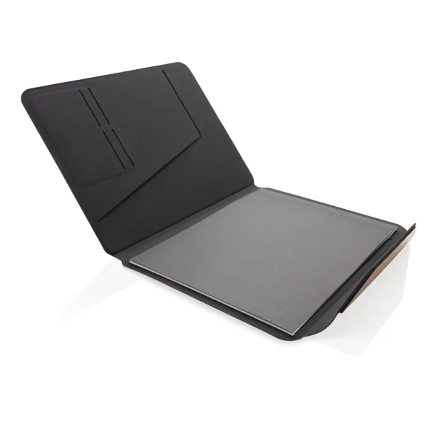 Teri AWARE™ A4 portfolio od RPET-a i oraha - XD Xclusive Crna 
