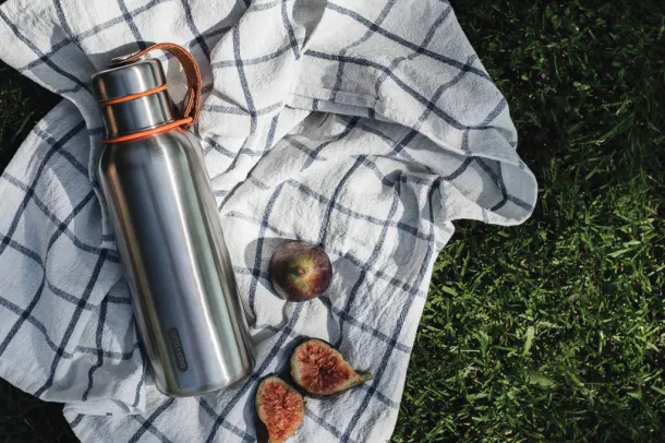Black+Blum Insulated Water Bottle Small 500ml - Black + Blum orange 