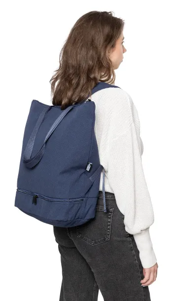 Osric Recycled polycotton (330 gsm) tote backpack