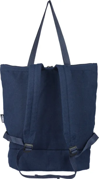 Osric Recycled polycotton (330 gsm) tote backpack