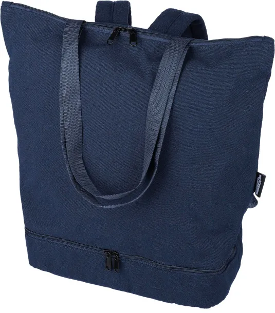 Osric Recycled polycotton (330 gsm) tote backpack