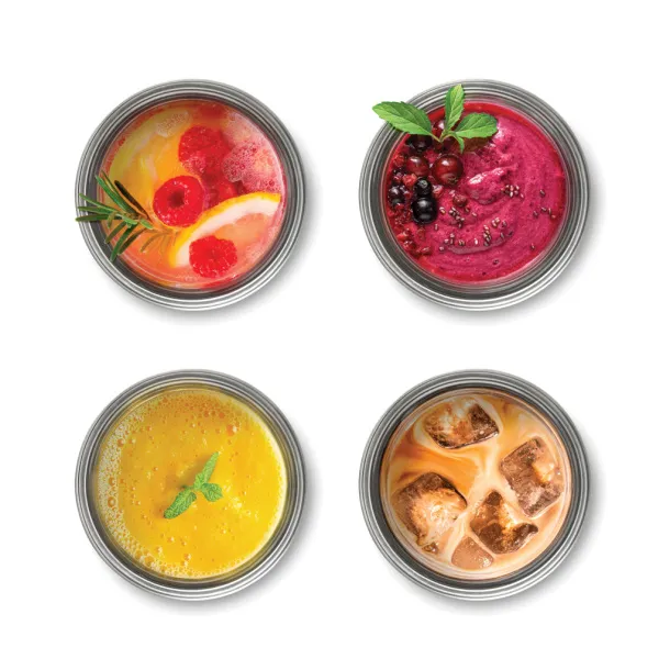 Black+Blum Insulated Travel Tumbler 600ml - Black + Blum Narančasta