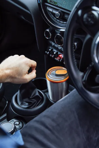 Black+Blum Insulated Travel Tumbler 600ml - Black + Blum Narančasta