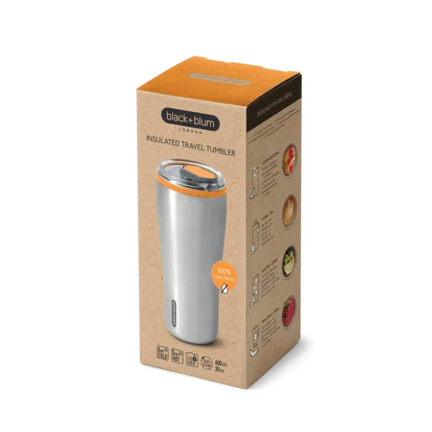 Black+Blum izolirana putna šalica, 600 ml - Black + Blum orange 