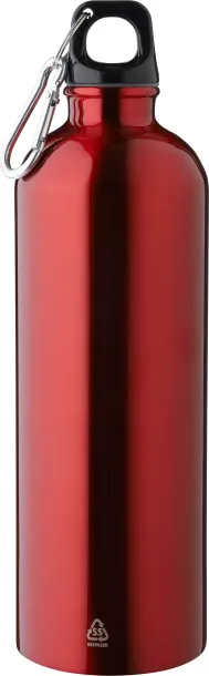 Emeric boca od recikliranog nehrđajućeg čelika s jednom stijenkom, 750 ml red