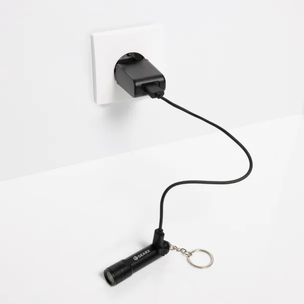 Gear X punjiva ultra jaka svjetiljka s privjeskom - GearX black 