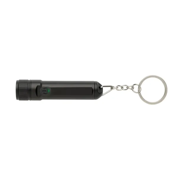 Gear X rechargeable ultra bright keychain torch - GearX black 