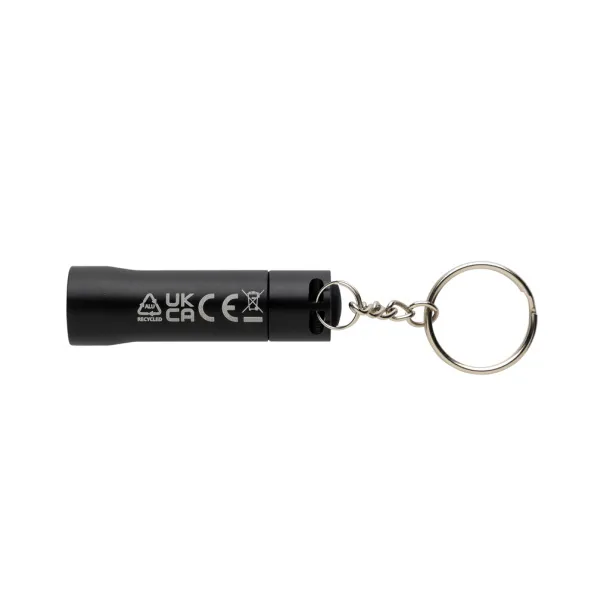 Flash RCS svjetiljka s privjeskom od recikliranog aluminija - XD Collection Crna 