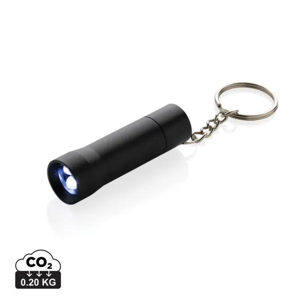 Flash RCS svjetiljka s privjeskom od recikliranog aluminija - XD Collection Crna 