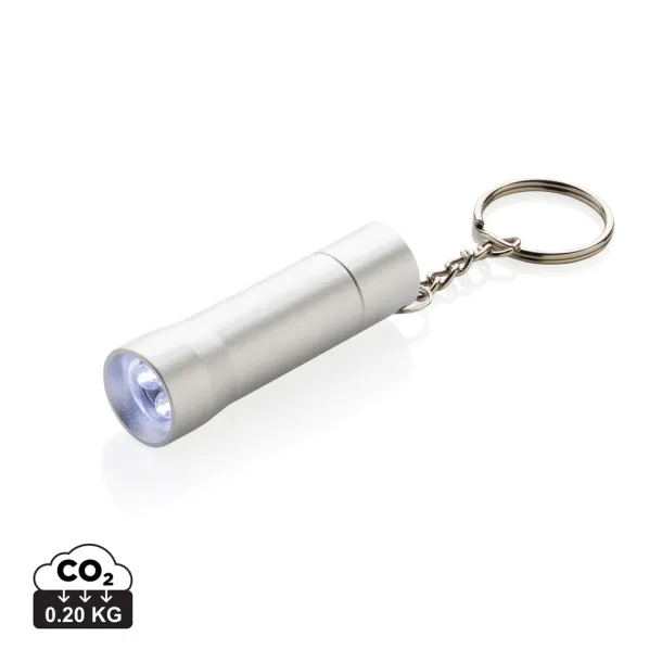Flash RCS svjetiljka s privjeskom od recikliranog aluminija - XD Collection silver grey 