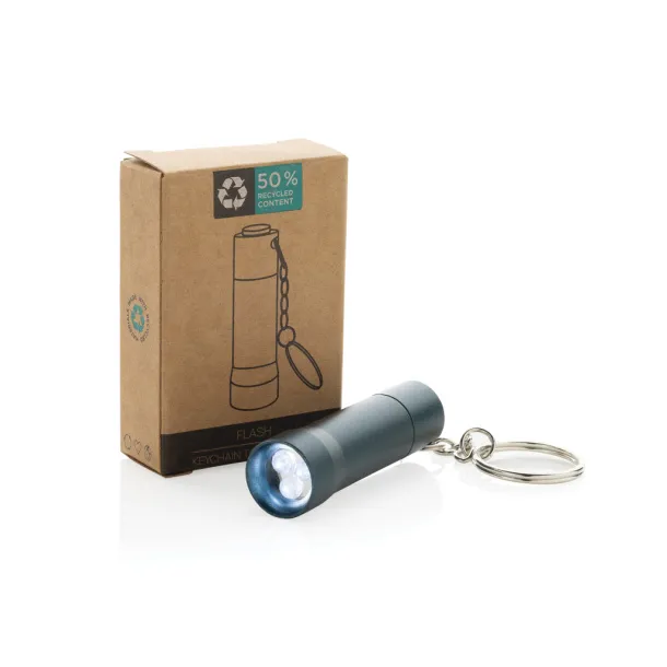 Flash RCS recycled aluminium keychain torch - XD Collection Plava