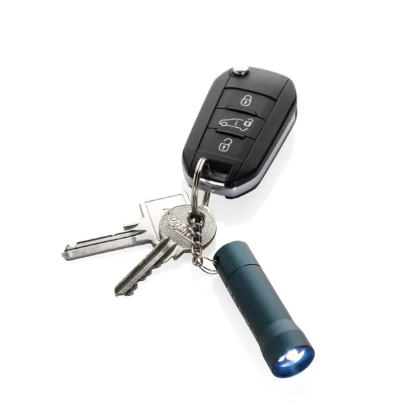 Flash RCS recycled aluminium keychain torch - XD Collection Plava