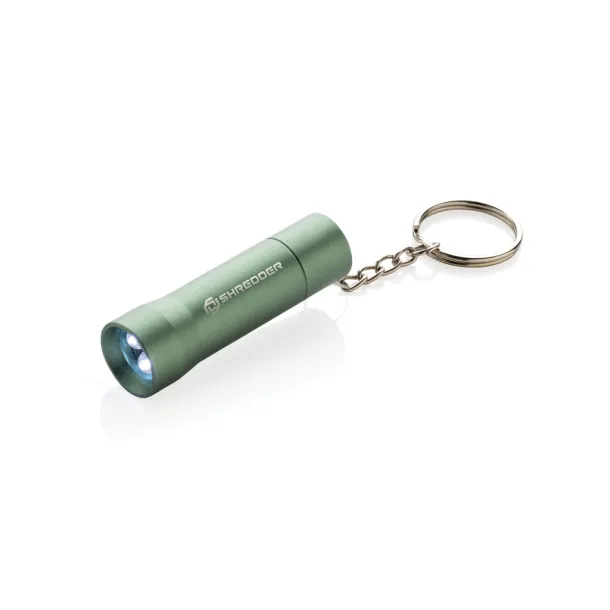 Flash RCS recycled aluminium keychain torch - XD Collection Zelena