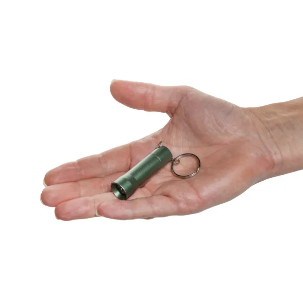 Flash RCS svjetiljka s privjeskom od recikliranog aluminija - XD Collection green 