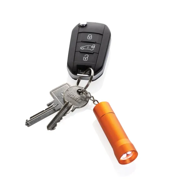 Flash RCS svjetiljka s privjeskom od recikliranog aluminija - XD Collection orange 