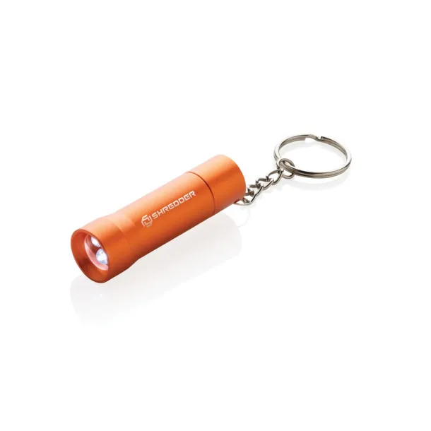 Flash RCS recycled aluminium keychain torch - XD Collection Narančasta
