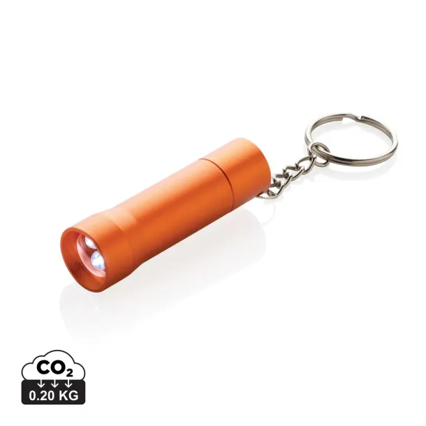 Flash RCS svjetiljka s privjeskom od recikliranog aluminija - XD Collection orange 