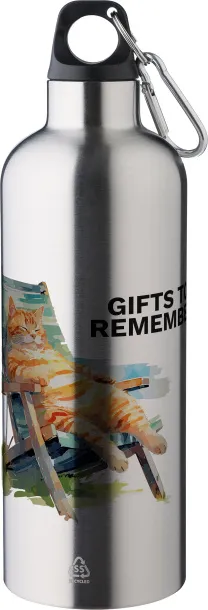  Recycled stainless steel double walled bottle (500 ml) 