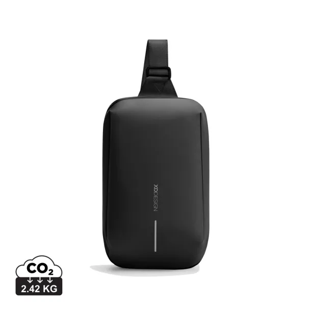 Urban Sling vodootporna proširiva torba preko tijela - XD Design Crna Siva