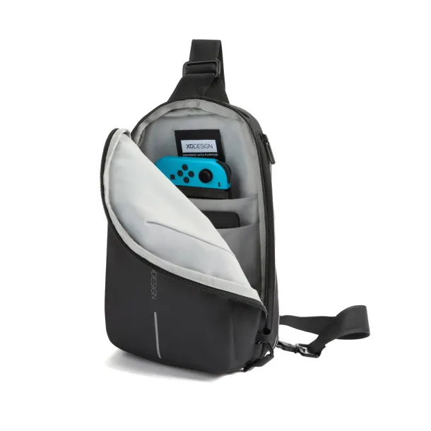 Urban Sling vodootporna proširiva torba preko tijela - XD Design Crna Siva