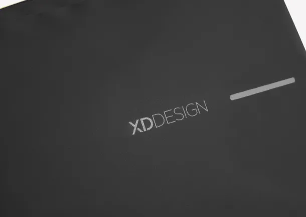 Urban Sling vodootporna proširiva torba preko tijela - XD Design Crna Siva