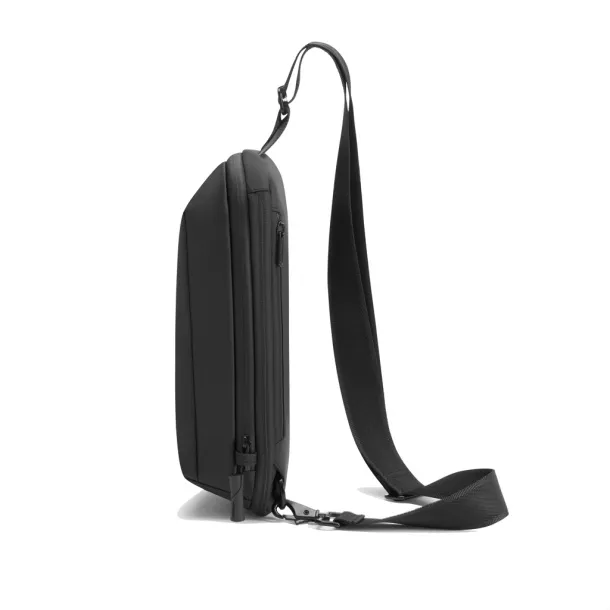 Urban Sling vodootporna proširiva torba preko tijela - XD Design Crna Siva