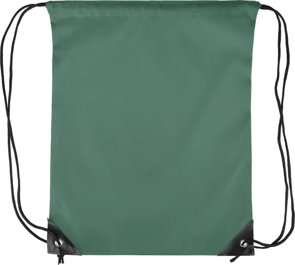 Isolde ruksak s vezicama od 210D poliestera Zelena