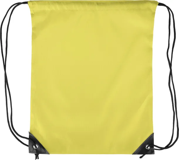Isolde ruksak s vezicama od 210D poliestera yellow