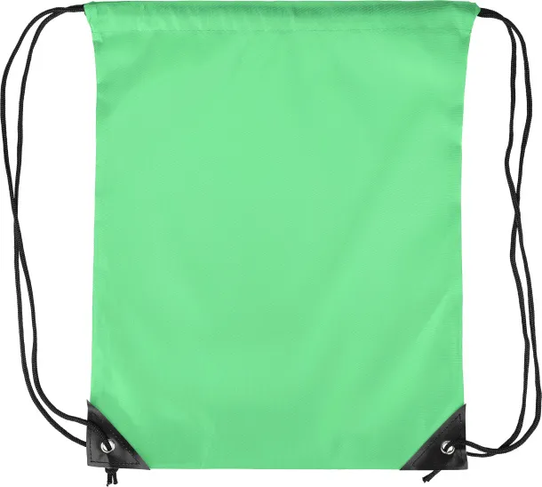Isolde ruksak s vezicama od 210D poliestera light green