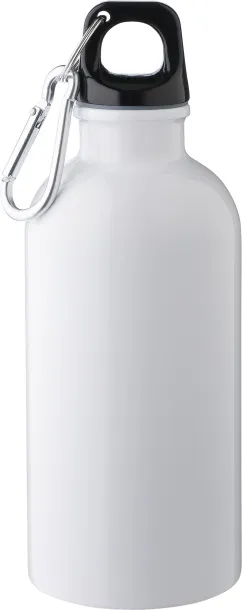Sable jednoslojna boca od recikliranog nehrđajućeg čelika, 400 ml white