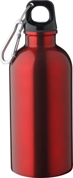 Sable jednoslojna boca od recikliranog nehrđajućeg čelika, 400 ml red