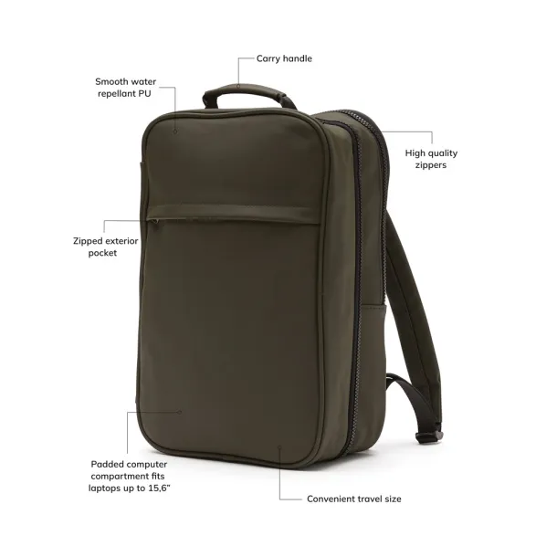  VINGA Baltimore putni ruksak, 16" - Vinga Zelena