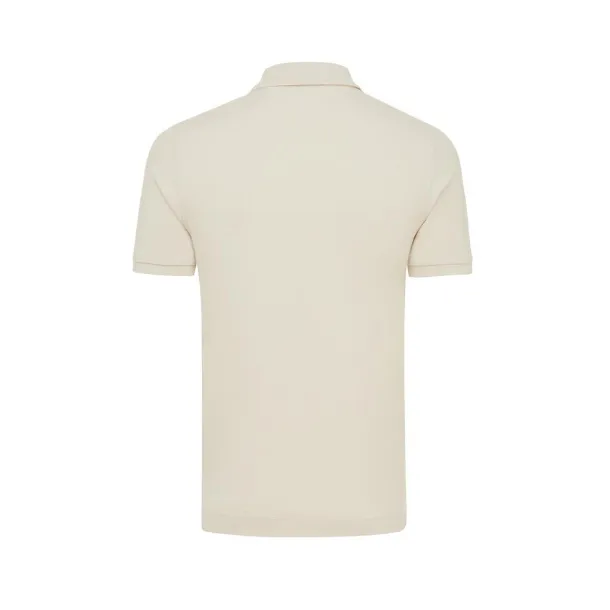  Iqoniq Yosemite unisex polo kratka majica od recikliranog pique pamuka - iqoniq natural raw 