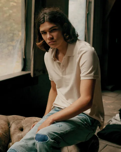  Iqoniq Yosemite recycled cotton pique polo - iqoniq natural raw 