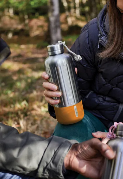 Black+Blum Explorer Insulated Bottle Large 850ml - Black + Blum Narančasta