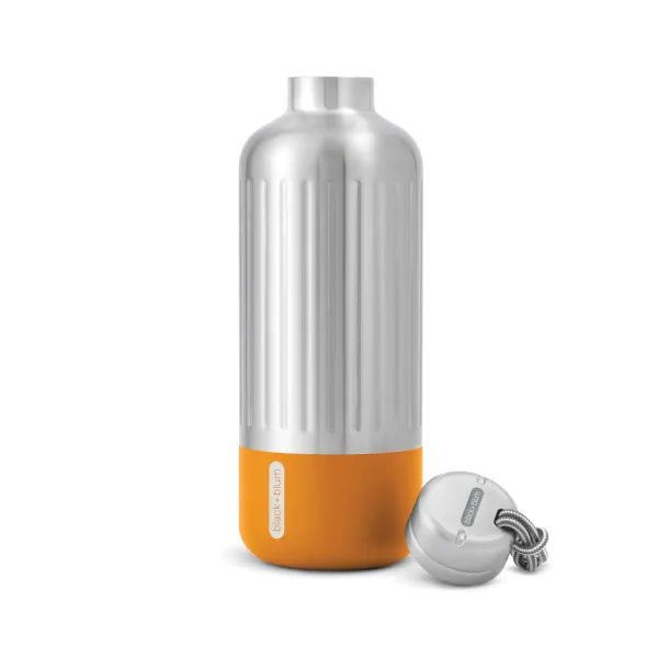 Black+Blum Explorer Insulated Bottle Large 850ml - Black + Blum orange 