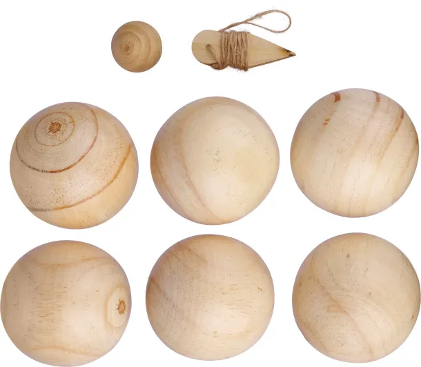 QUILLIAN Wooden ball game set