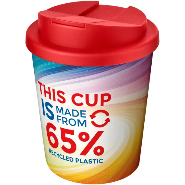 Brite-Americano Espresso Eco izolirana čaša otporna na prolijevanje, 250 ml Crvena