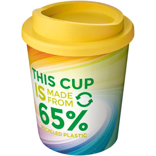 Brite-Americano Espresso Eco 250 ml insulated tumbler Yellow
