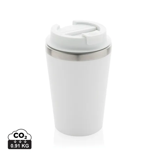 Java RCS recycled double wall tumbler 350ML - XD Collection White 