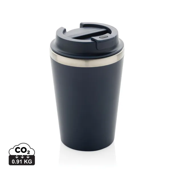 Java RCS recycled double wall tumbler 350ML - XD Collection Navy Blue 