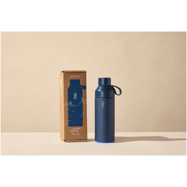 Ocean Bottle 500 ml vacuum insulated water bottle - Ocean Bottle Ocean Blue