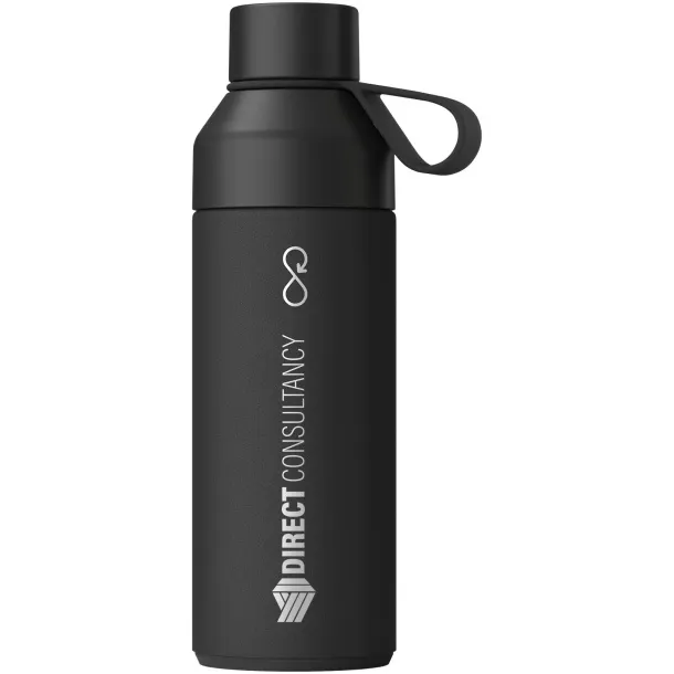 Ocean Bottle vakuumski izolirana boca za vodu, 500 ml - Ocean Bottle Solid black