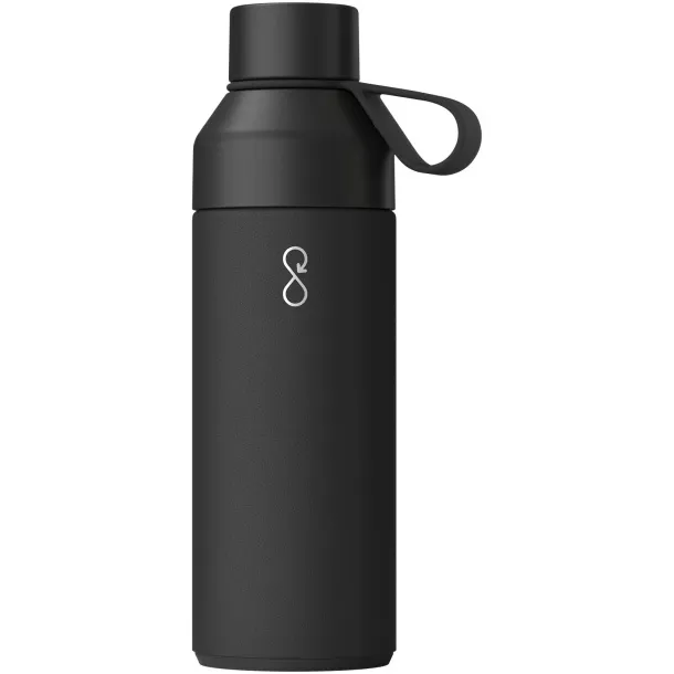 Ocean Bottle vakuumski izolirana boca za vodu, 500 ml - Ocean Bottle Solid black