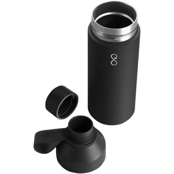 Ocean Bottle vakuumski izolirana boca za vodu, 500 ml - Ocean Bottle Solid black