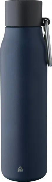 Cassian Recycled stainless steel double-walled drinking bottle (600 ml) 