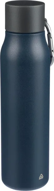 Cassian Recycled stainless steel double-walled drinking bottle (600 ml) 